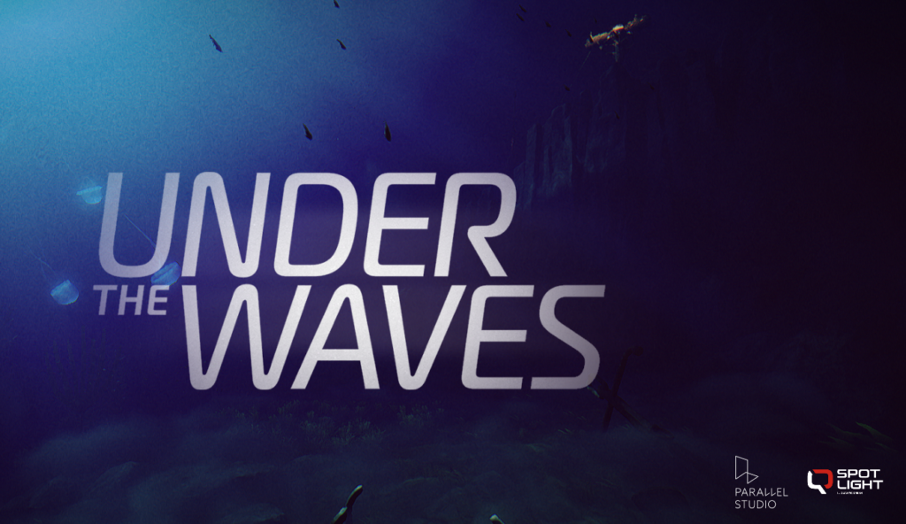under the waves